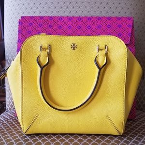 NWOT! Tory burch Yellow Bag.